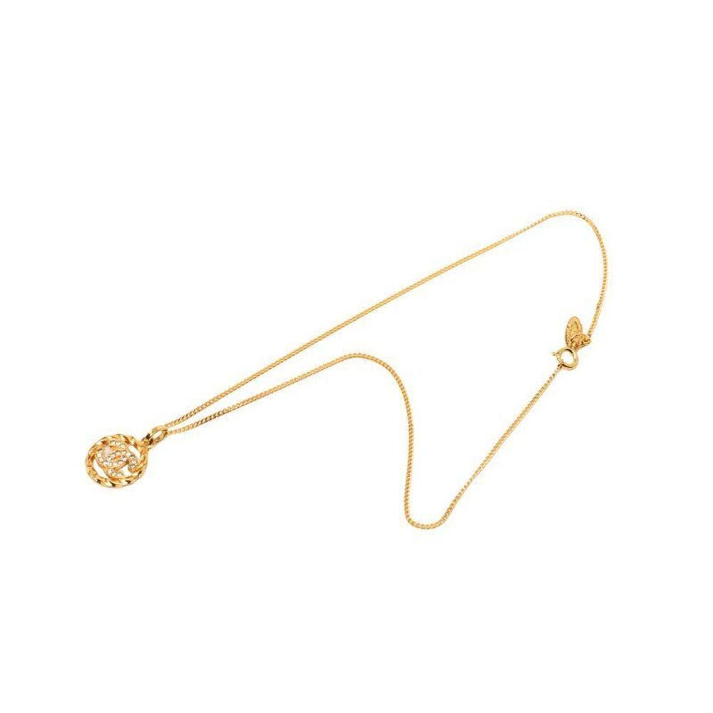 Chanel Coco Mark Rhinestone Necklace - Picture 3 of 6